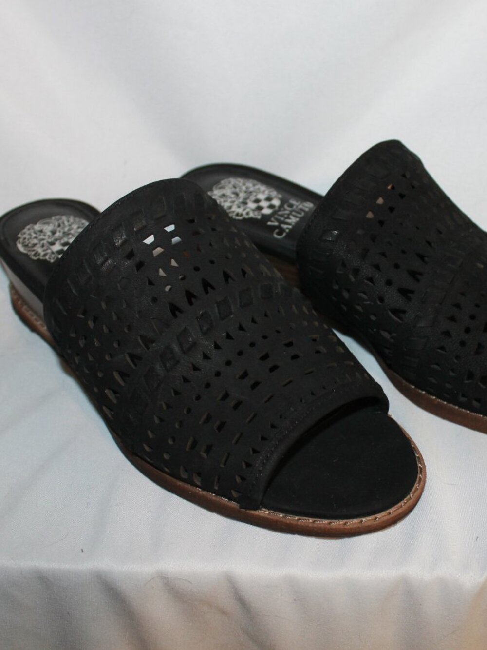 Vince Camuto Rallema leather wedge slide